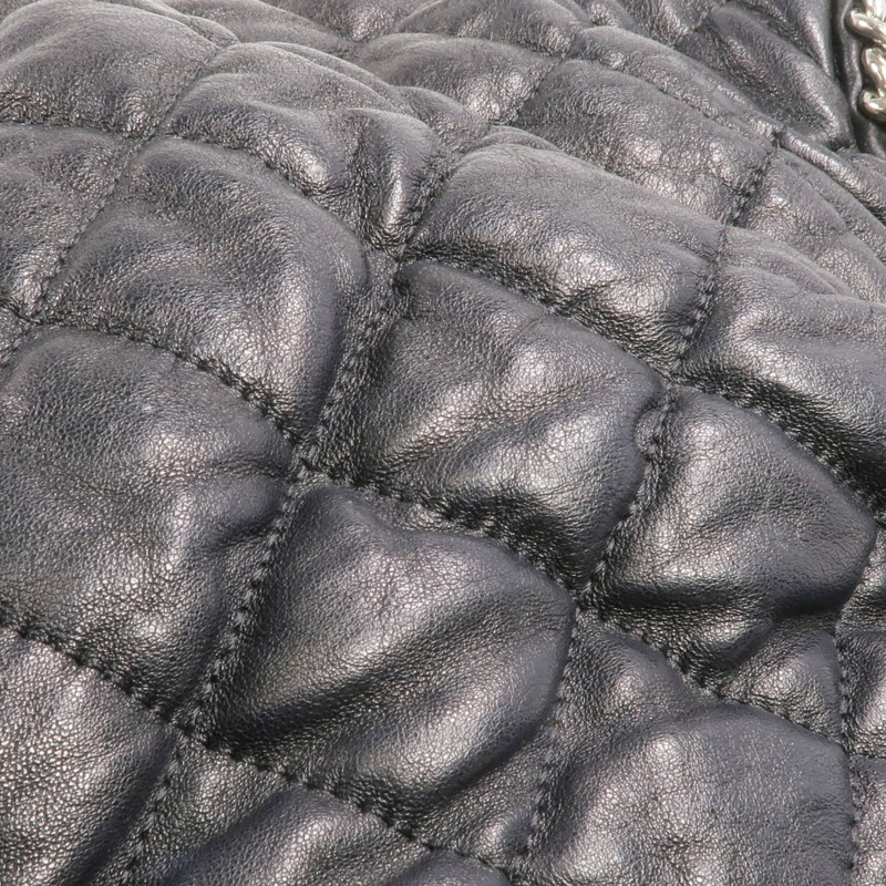 CHANEL 牛皮皮革Shoulder Bag銀扣鏈帶肩背袋-18