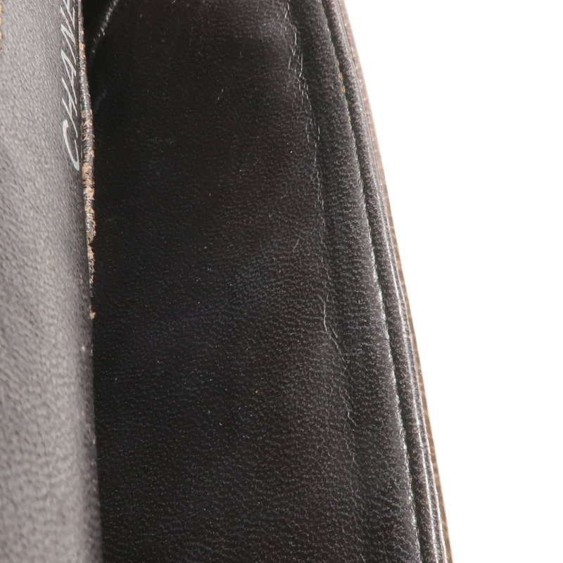 CHANEL 漆皮皮革Classic 25銀扣鏈帶肩背袋-17