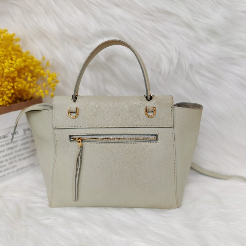 CELINE Belt 鯰魚包 淺綠色 牛皮 NANO-1