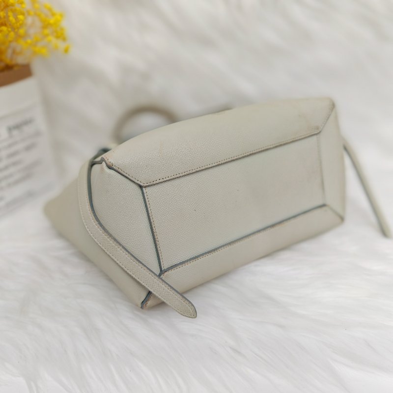 CELINE Belt 鯰魚包 淺綠色 牛皮 NANO-2