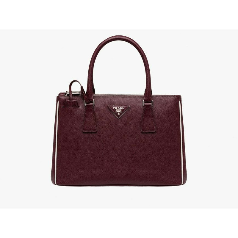 PRADA Saffiano Lux 雙拉鍊包 1BA863 NZV-9