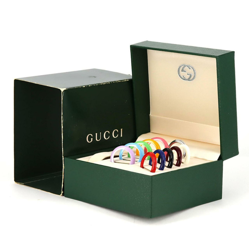 Gucci Change Ring，M 碼，11 英吋（12.2 公分），不銹鋼石英錶-8