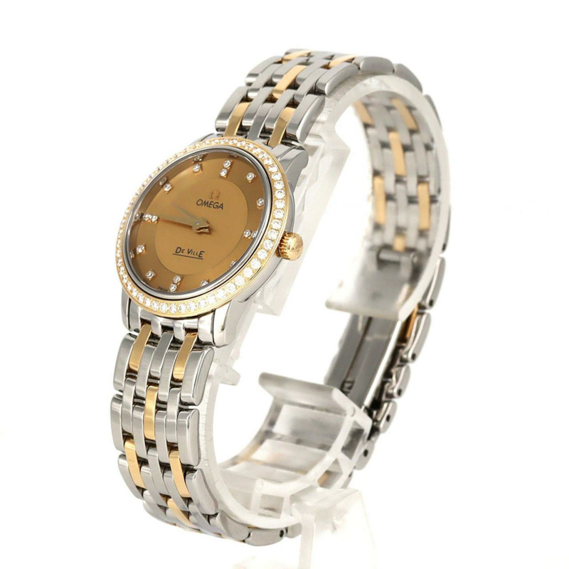 歐米茄碟飛系列尊貴雙色D-16P 413.25.27.60.58.001 SSxGP石英錶-1