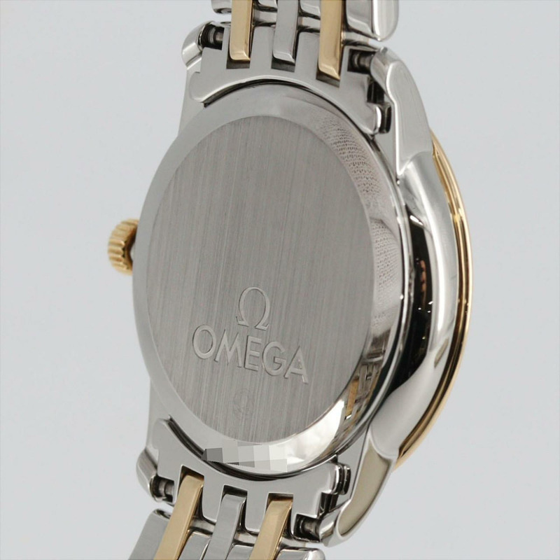 歐米茄碟飛系列尊貴雙色D-16P 413.25.27.60.58.001 SSxGP石英錶-5