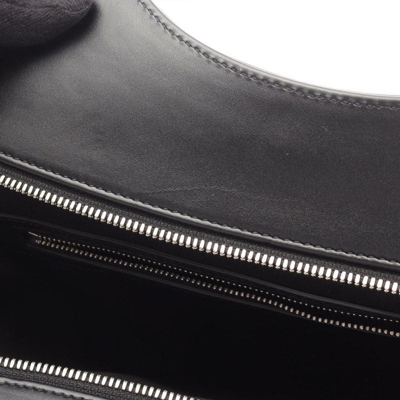 GUCCI Petit GG 鏈條單肩斜背包 745911 黑色皮革 二手 女士-4