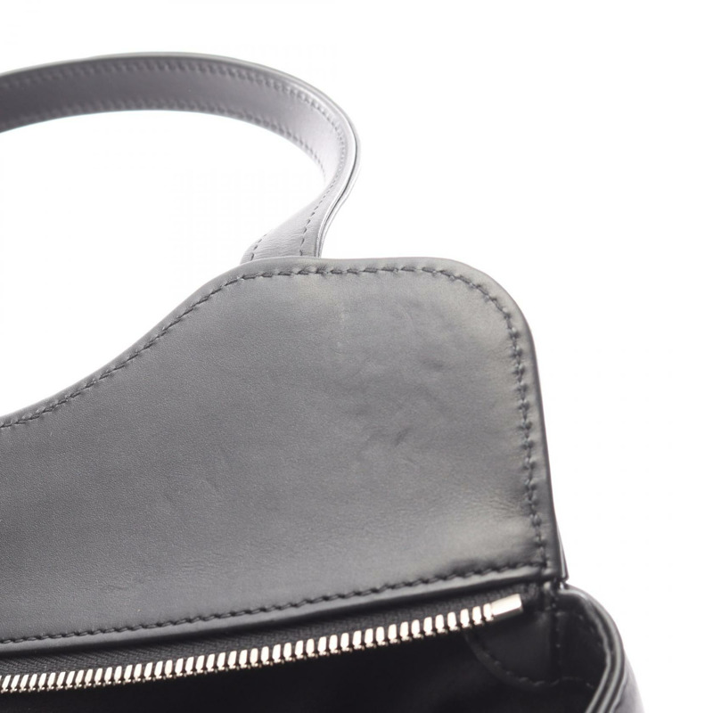 GUCCI Petit GG 鏈條單肩斜背包 745911 黑色皮革 二手 女士-7