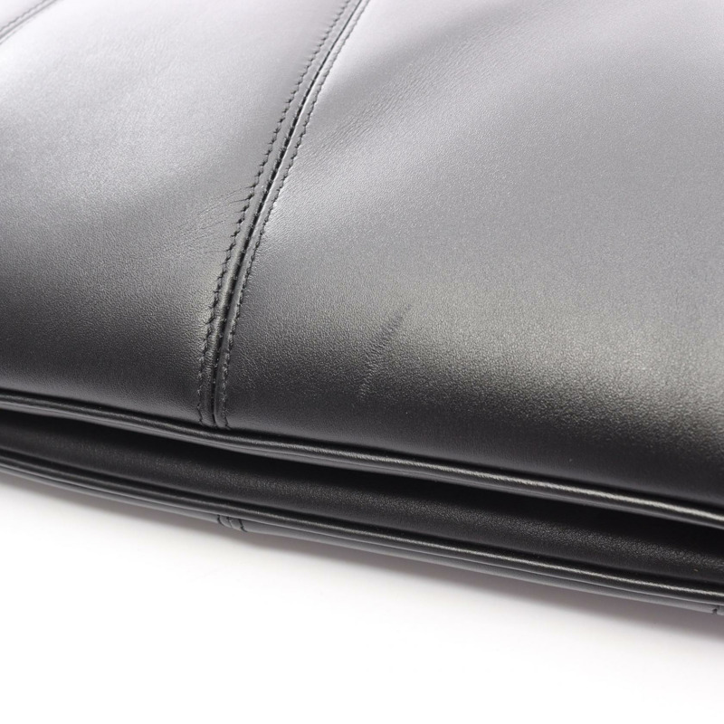 GUCCI Petit GG 鏈條單肩斜背包 745911 黑色皮革 二手 女士-9