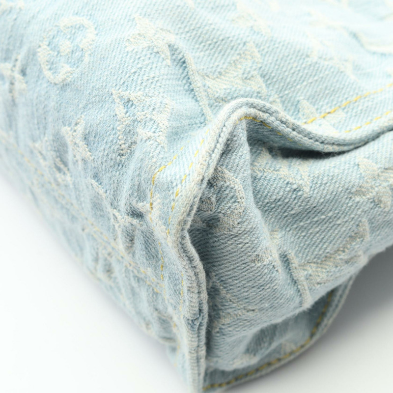 路易威登 Let go 單肩斜背包 M24897 Monogram 牛仔布 二手 LV-4