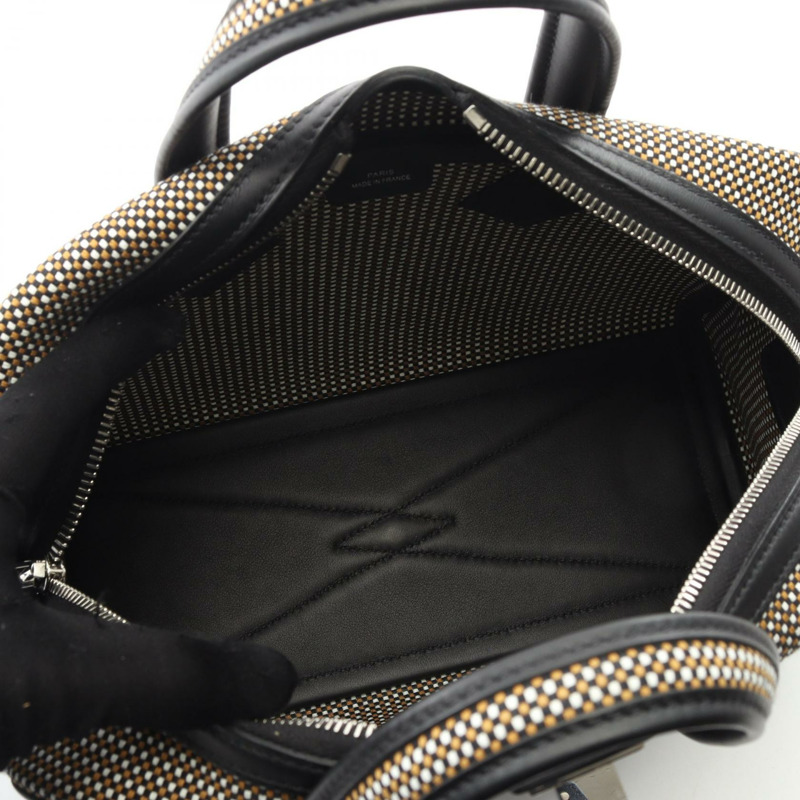 愛馬仕 Victoria 3 Fourre-tout 迷你肩背包，皮革帆布材質，五金配件，二手-2