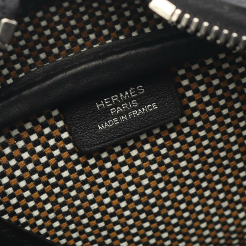 愛馬仕 Victoria 3 Fourre-tout 迷你肩背包，皮革帆布材質，五金配件，二手-3