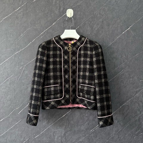 gucci金絲格紋外套38碼，成色新沒穿幾次