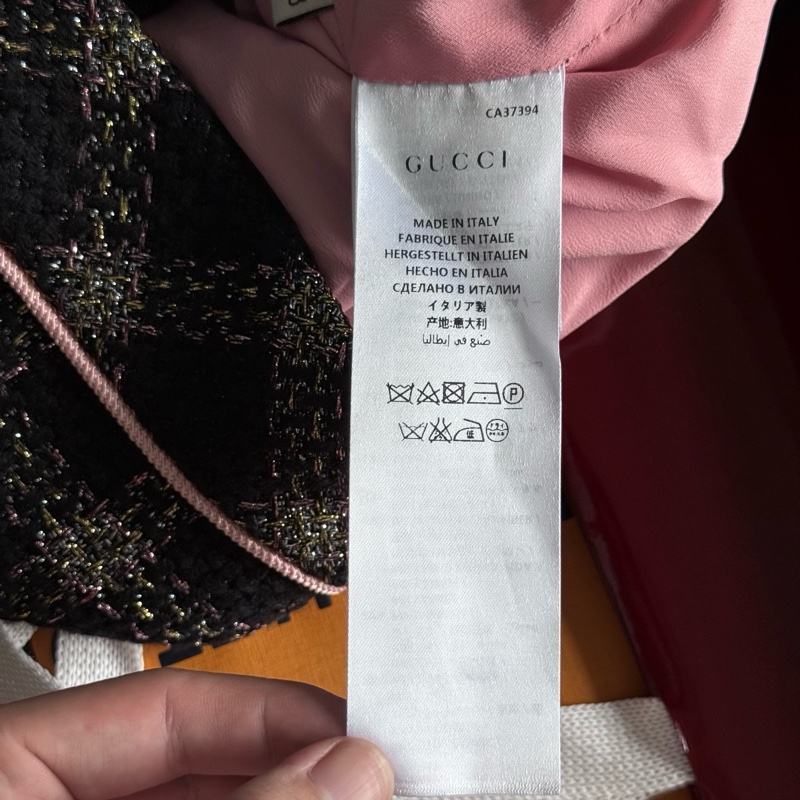 gucci金絲格紋外套38碼，成色新沒穿幾次-7