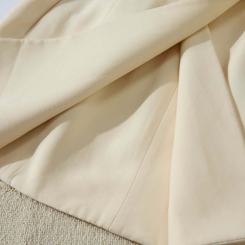 ❤️ DIOR 華麗胸針 超顯氣質 無袖 米色連衣裙-5