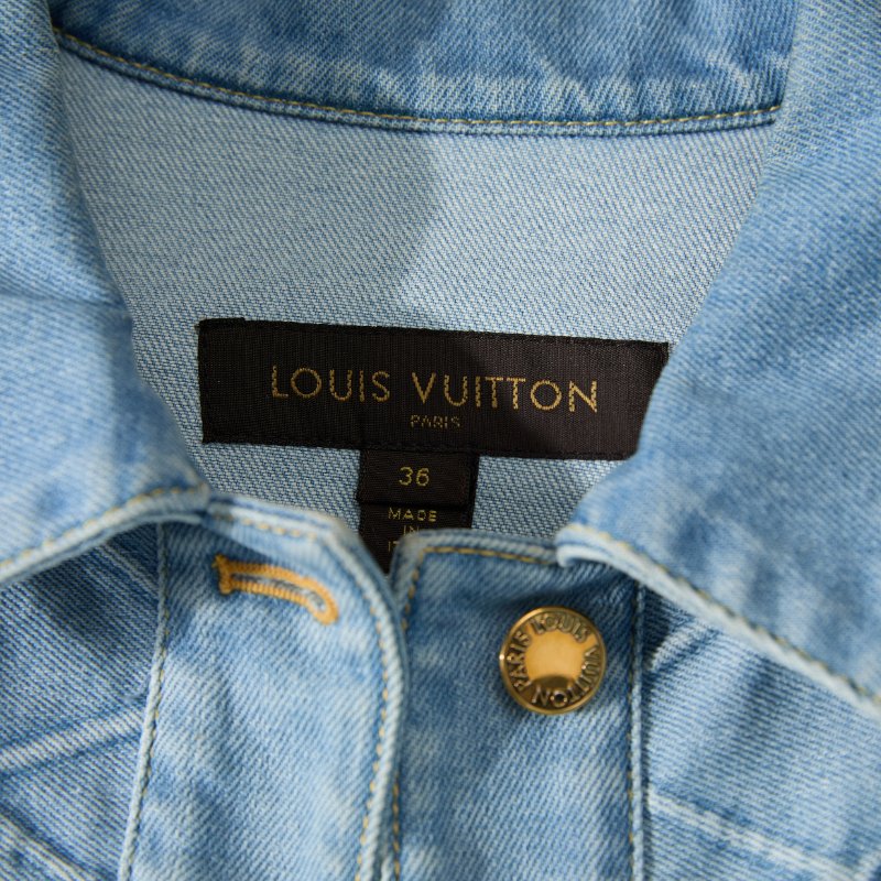 ❤️ LV 百搭款式 牛仔外套 精緻紐扣-3