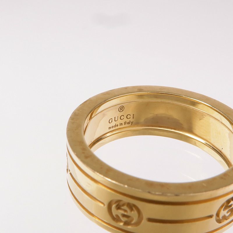 GUCCI 18K黃金Ring戒指US#5.75-4