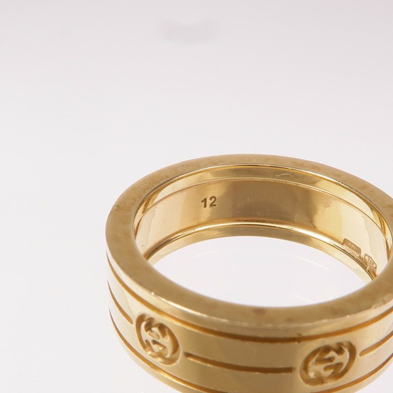 GUCCI 18K黃金Ring戒指US#5.75-5