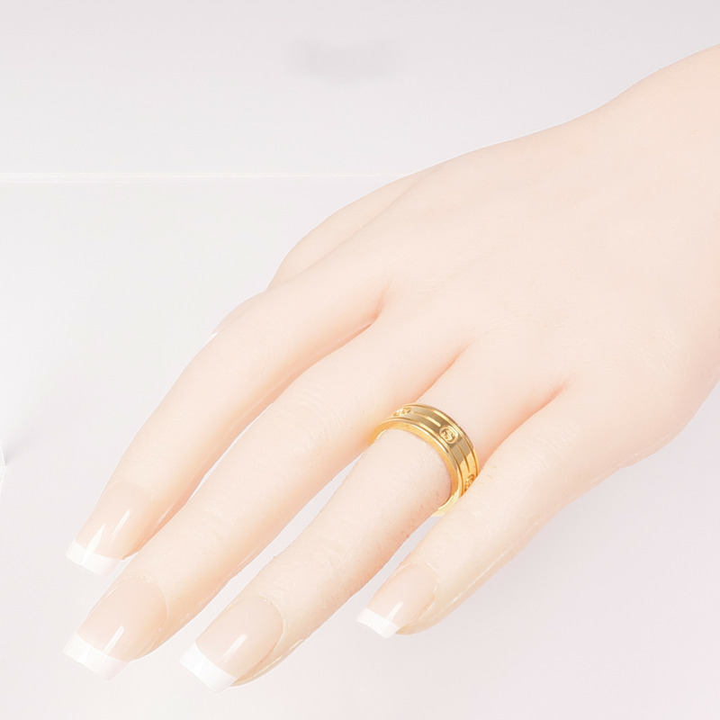 GUCCI 18K黃金Ring戒指US#5.75-10