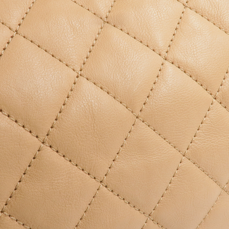 CHANEL 牛皮皮革Chain Shoulder銀扣鏈帶肩背袋-17