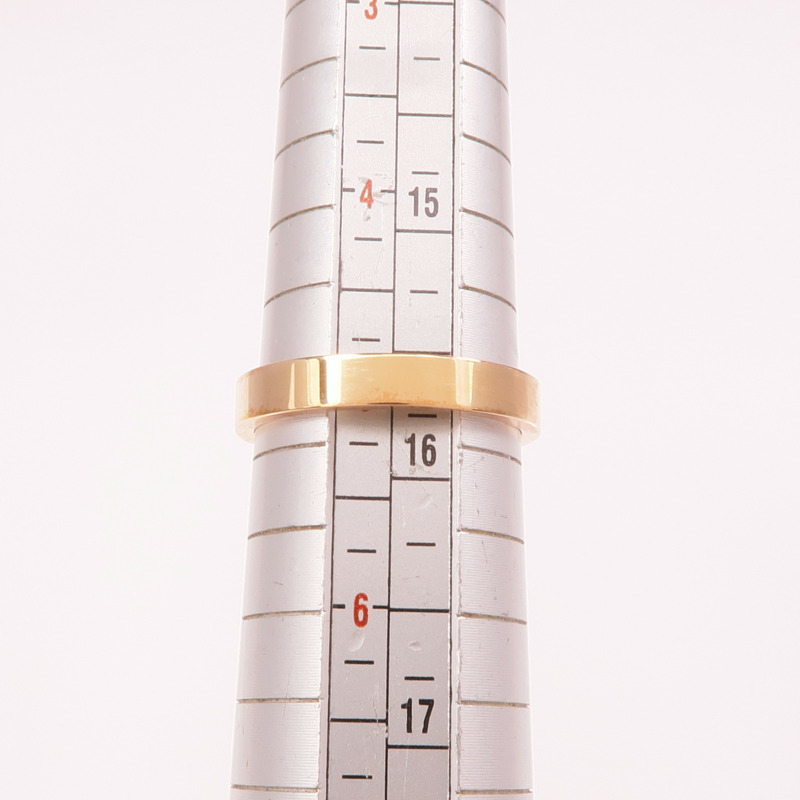 Chaumet 18K玫瑰金Liens Evidence鑽石戒指Chaumet#49/US#5-4