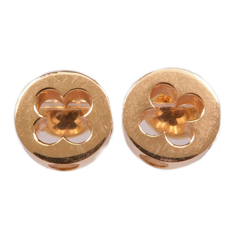 LOUIS VUITTON 18K玫瑰金Empreinte Ear Studs耳環