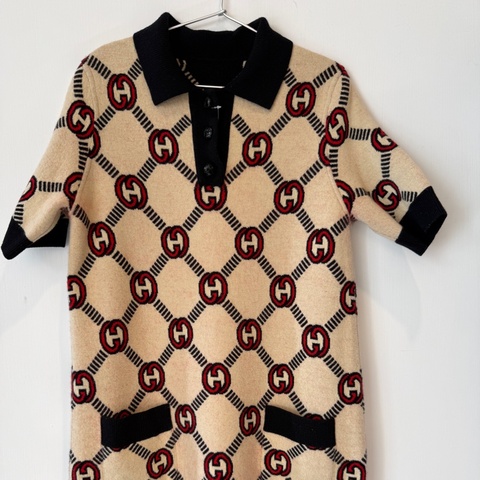 gucci 針織洋裝可以兩面穿