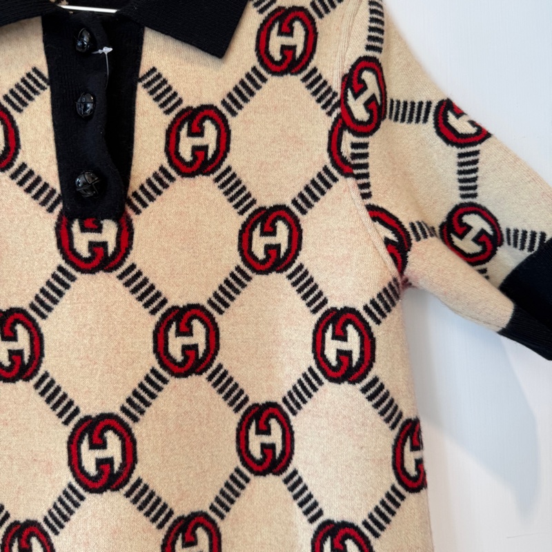 gucci 針織洋裝可以兩面穿-5