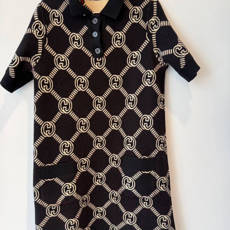 gucci 針織洋裝可以兩面穿-11