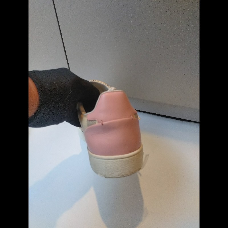 LV 白格粉邊休閒鞋-9