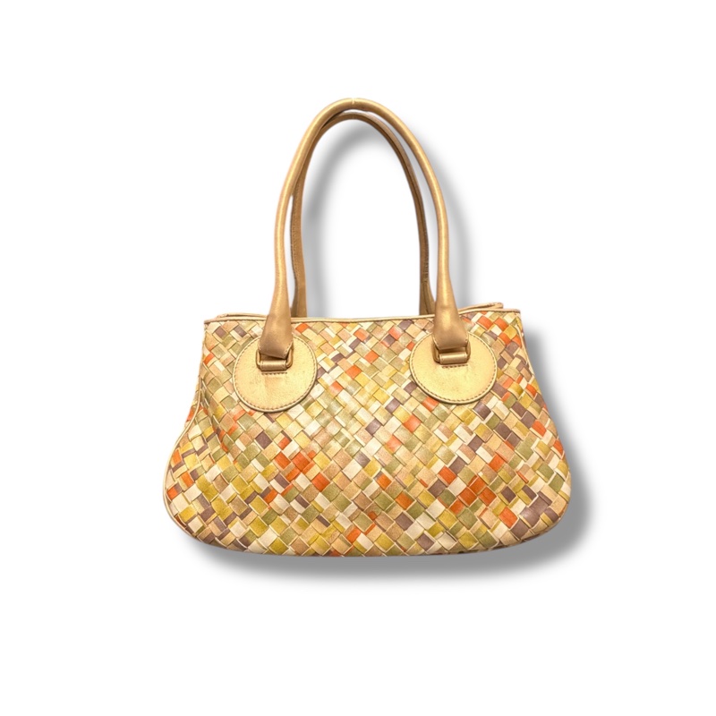 🍒Bottega Veneta Intrecciato編織皮革手提包Tomas Maier 時期/2F251225-1-0