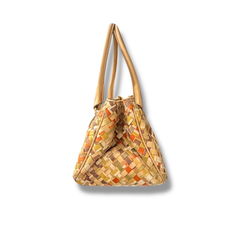 🍒Bottega Veneta Intrecciato編織皮革手提包Tomas Maier 時期/2F251225-1-5