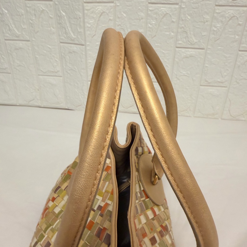 🍒Bottega Veneta Intrecciato編織皮革手提包Tomas Maier 時期/2F251225-1-15