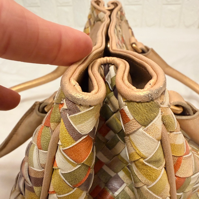 🍒Bottega Veneta Intrecciato編織皮革手提包Tomas Maier 時期/2F251225-1-22