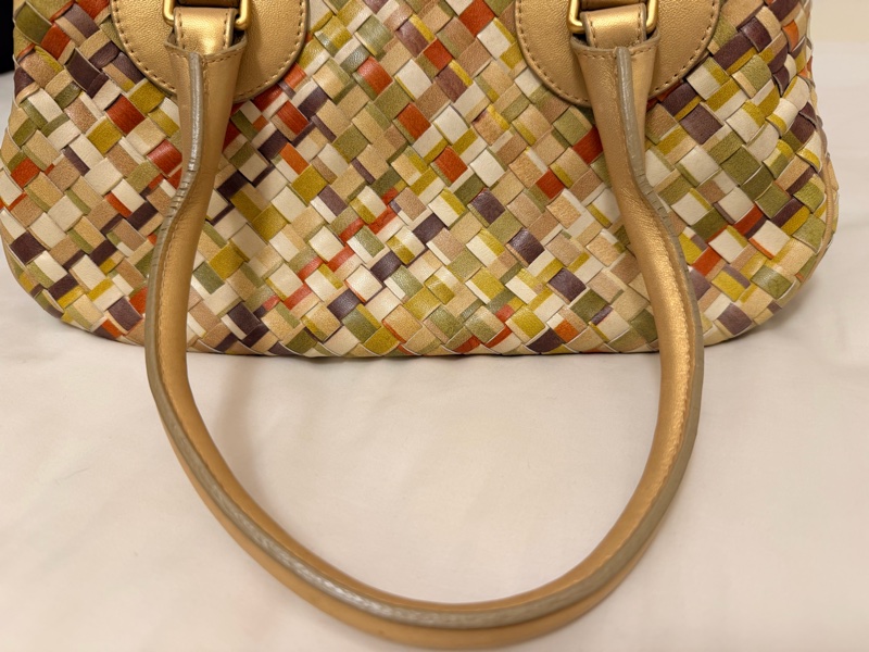 🍒Bottega Veneta Intrecciato編織皮革手提包Tomas Maier 時期/2F251225-1-23