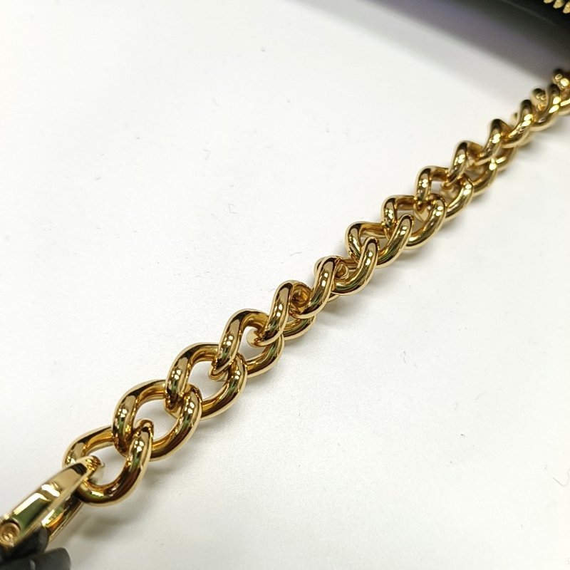 LOUIS VUITTON SURENE中號黑色牛皮老花壓紋單肩包手提包金色五金-14