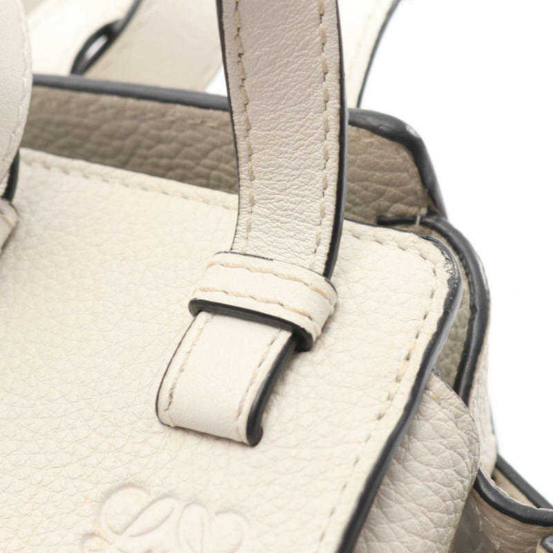 LOEWE 迷你吊床抽繩斜背包單肩包 314.12.V07 皮革 WT-6