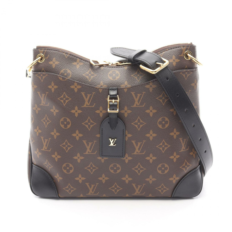 路易威登 Odeon NM MM 單肩斜背包 M45352 Monogram Noir 二手 LV-0