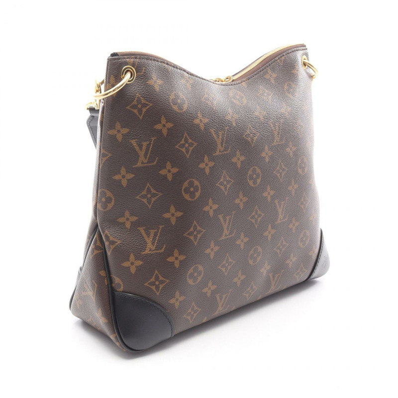 路易威登 Odeon NM MM 單肩斜背包 M45352 Monogram Noir 二手 LV-1