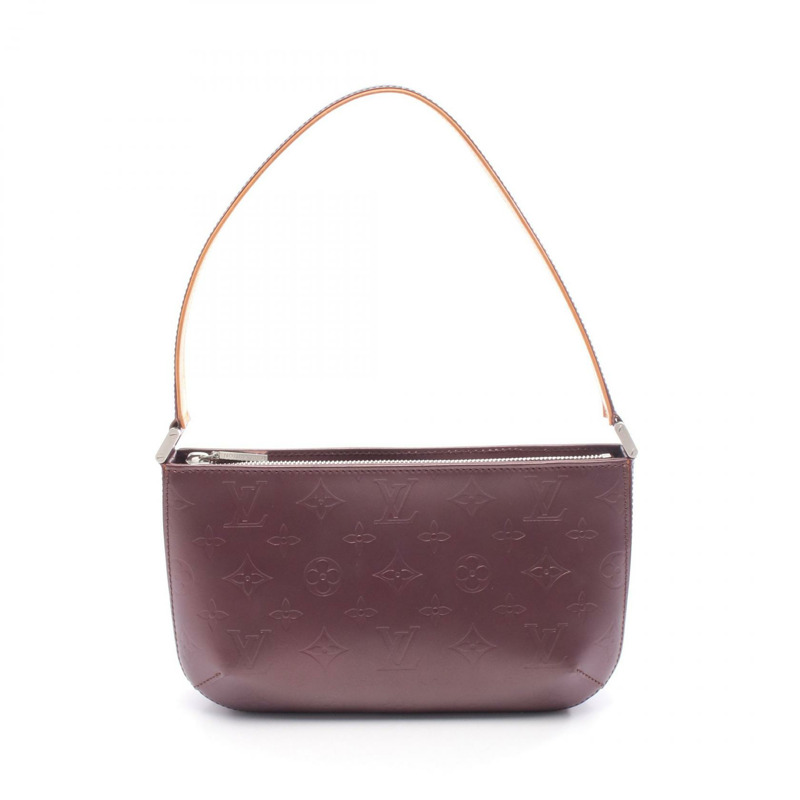 路易威登 Fowler 單肩手提包 M55146 Monogram 霧紫皮革二手-0