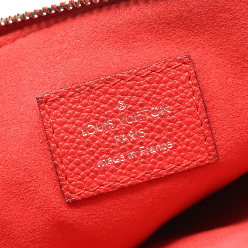 路易威登 Twice Shoulder 斜背包 M50259 Monogram Empreinte 紅色 二手-4