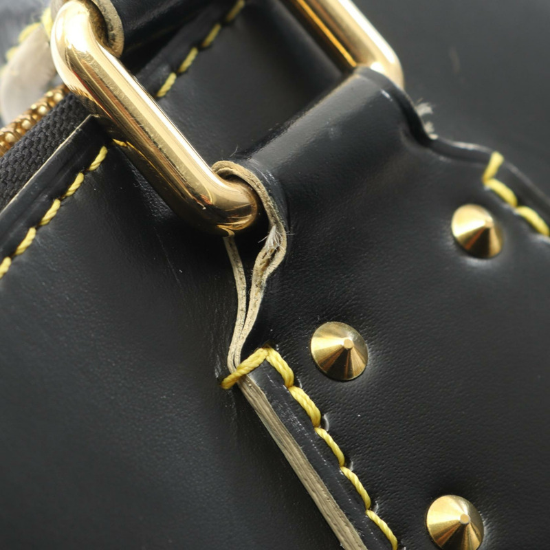 路易威登 Lockit PM 手提包 M91888 Suhali 皮革 Noir 黑色 二手 女款 LV-10