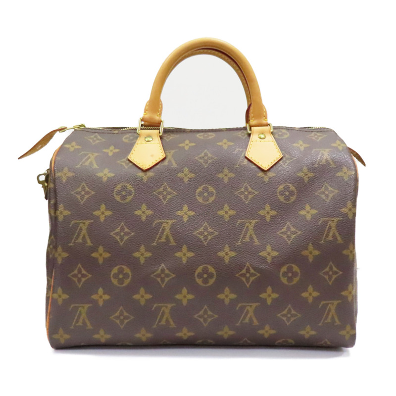 棕色 原花 帆布 SPEEDY 30 手提包【LOUIS VUITTON LV 路易威登】 M41526-0