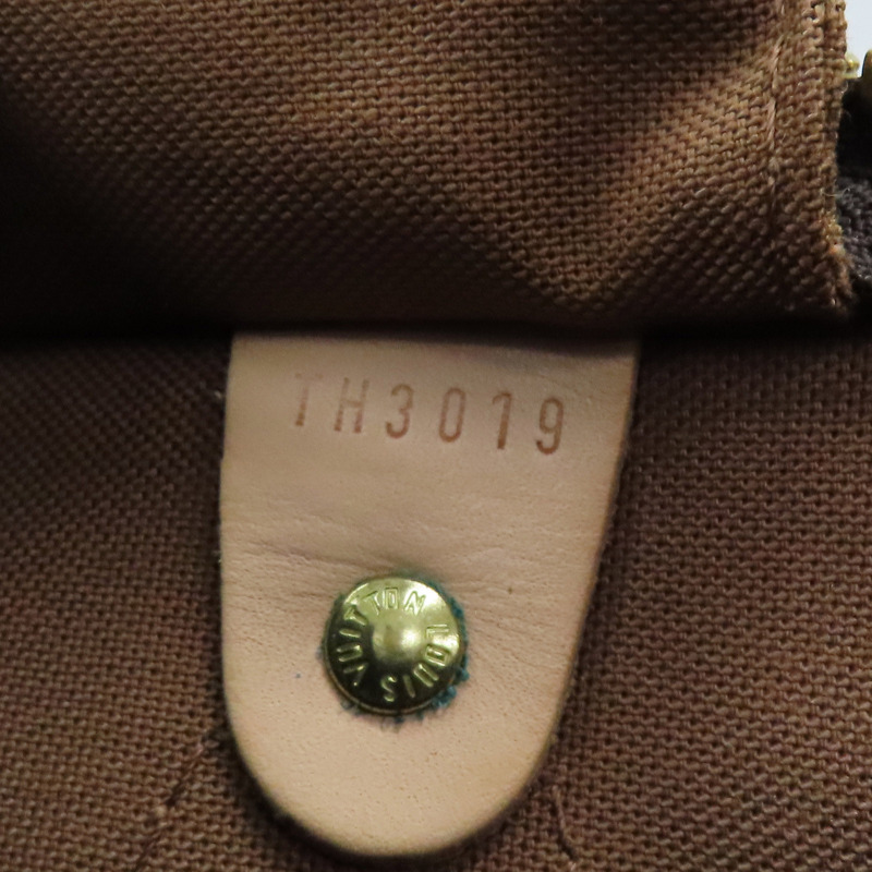 棕色 原花 帆布 SPEEDY 30 手提包【LOUIS VUITTON LV 路易威登】 M41526-7