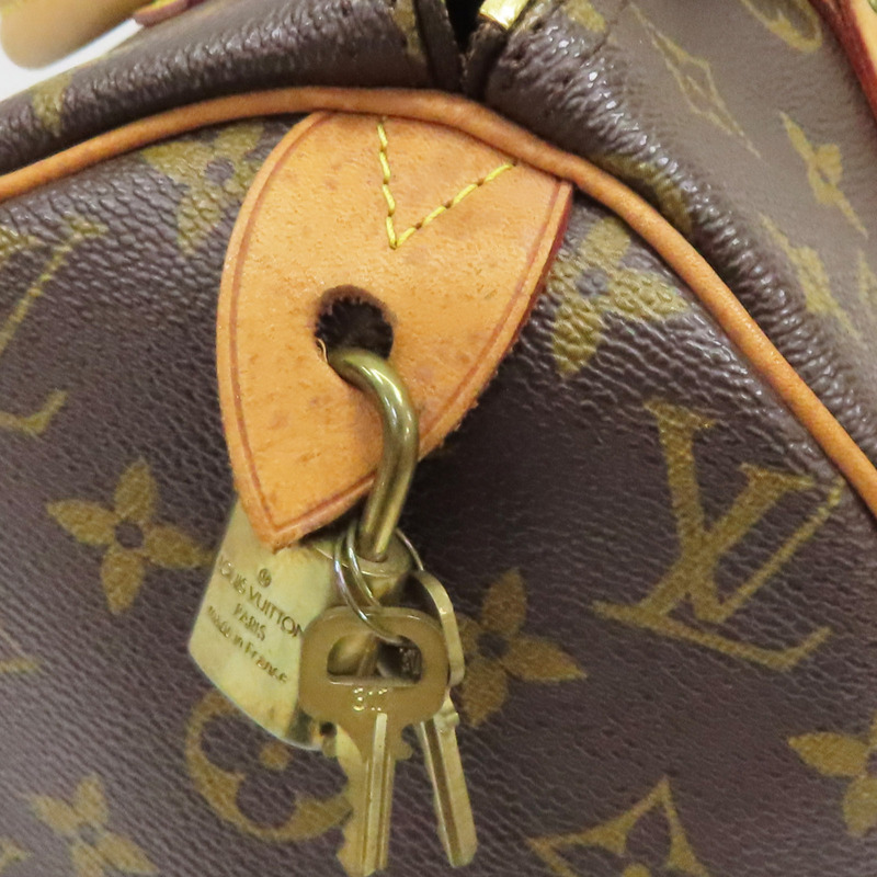 棕色 原花 帆布 SPEEDY 30 手提包【LOUIS VUITTON LV 路易威登】 M41526-13