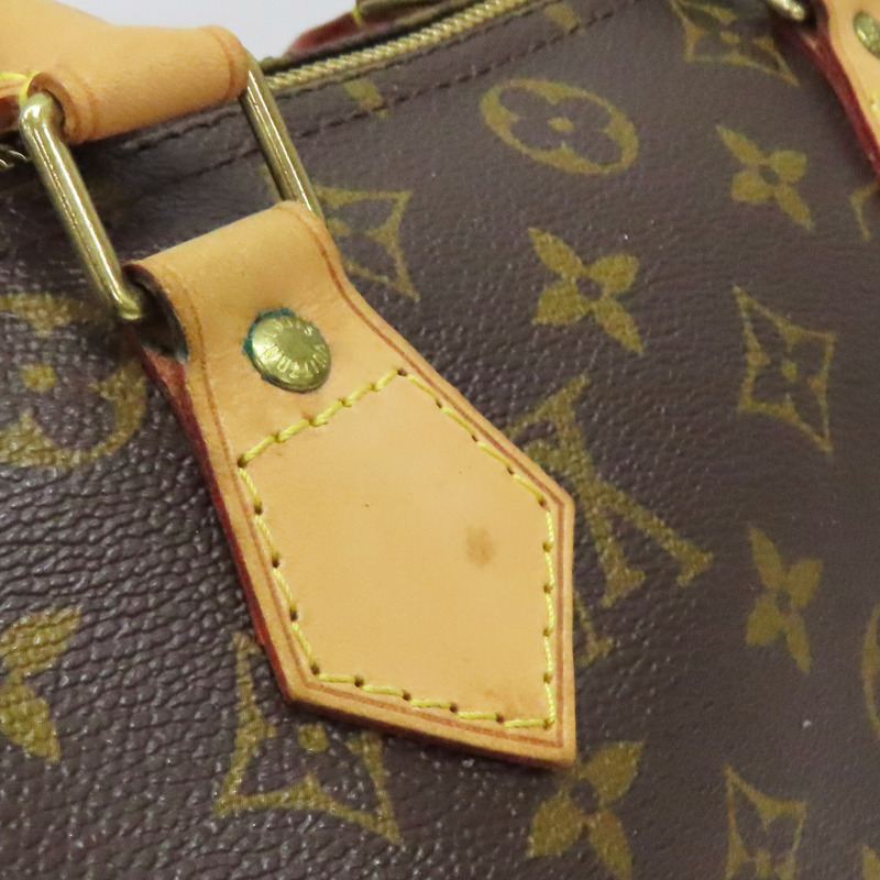 棕色 原花 帆布 SPEEDY 30 手提包【LOUIS VUITTON LV 路易威登】 M41526-14