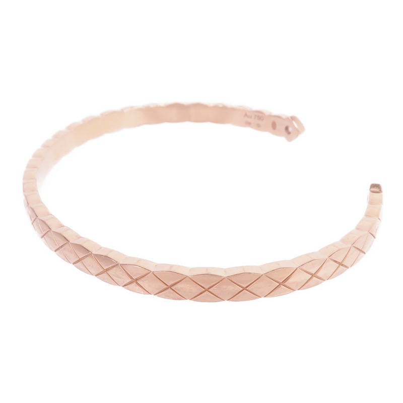 CHANEL 18K玫瑰金Coco Crush Bangle鑽石手鐲-1