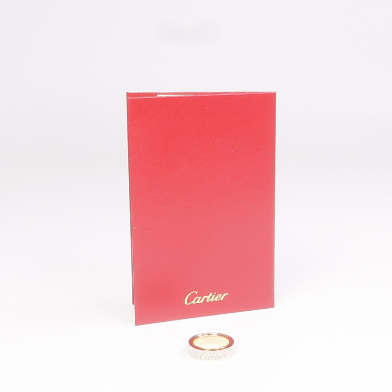 CARTIER 18K白金/玫瑰金Secret Love Ring戒指Cartier#55/US#7.25-8