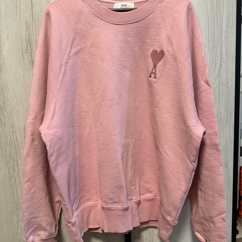 AMI Paris粉色衛衣-1