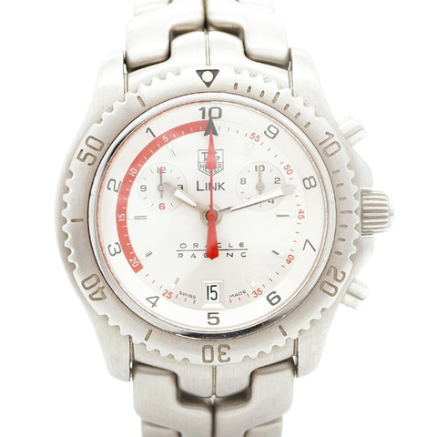 TAG Heuer Link CT1118 銀色錶盤男士腕錶