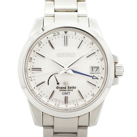 精工 Grand 9R66-0AE0 SBGE009 銀色錶盤男士腕錶