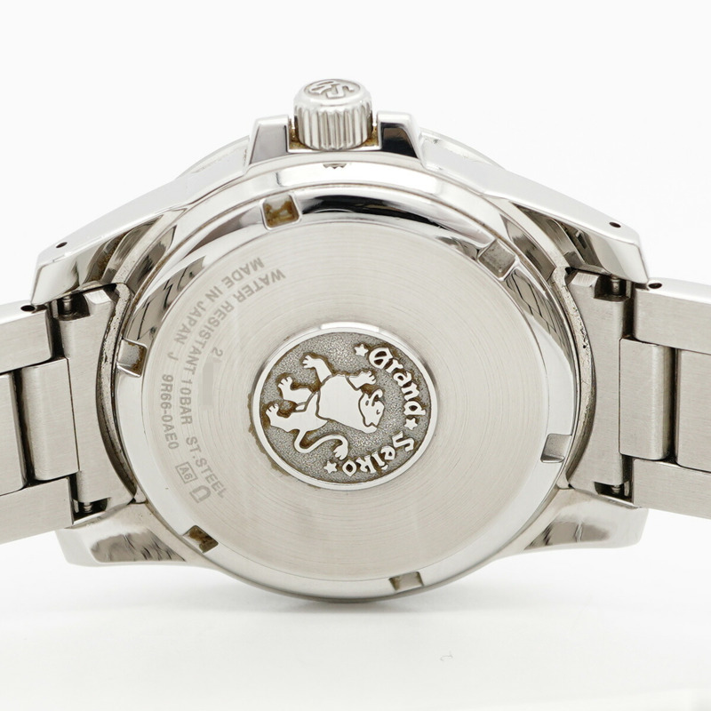 精工 Grand 9R66-0AE0 SBGE009 銀色錶盤男士腕錶-5